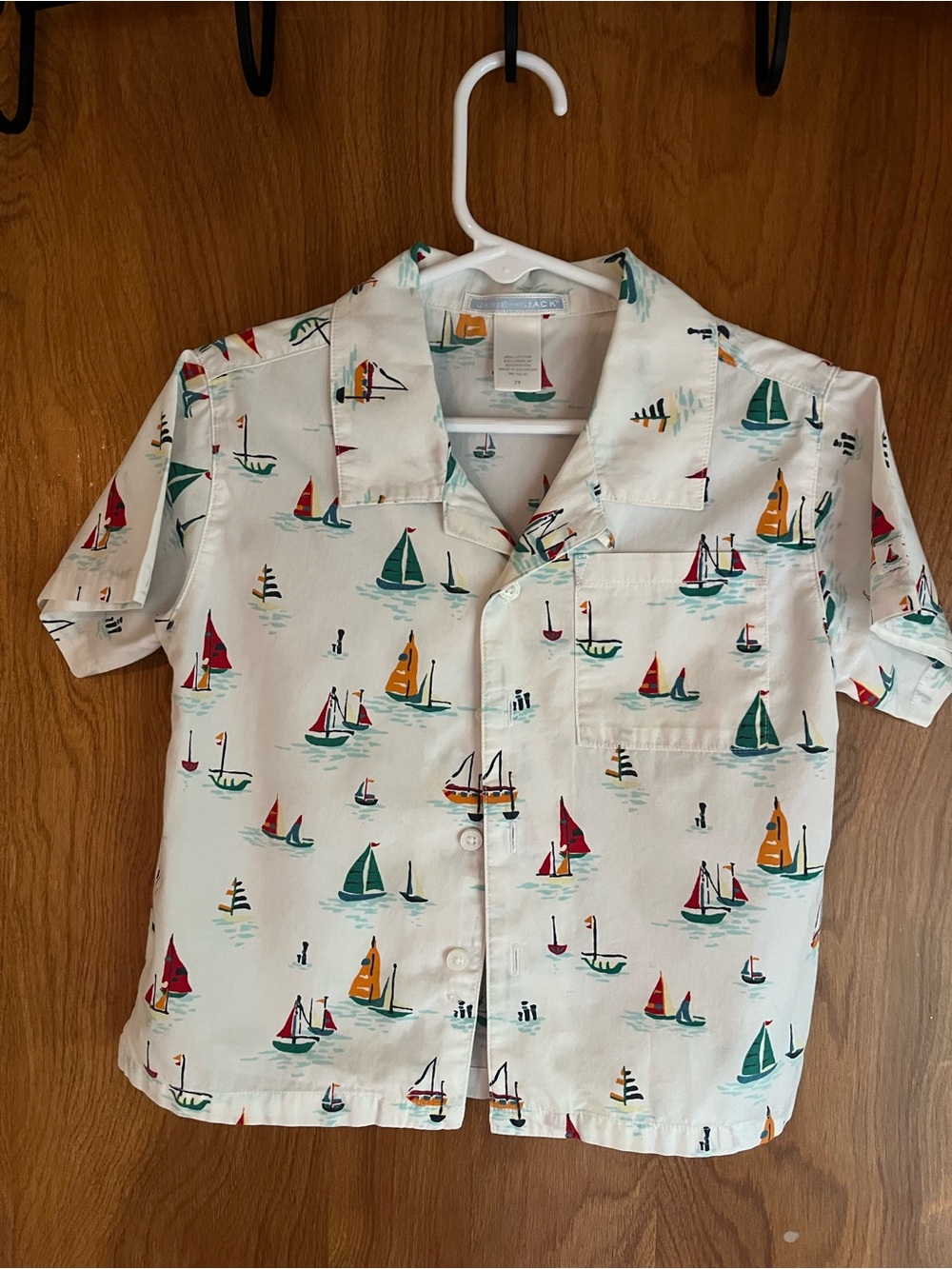 Janie and Jack Sailboat button down